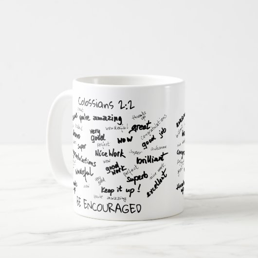 Être encouragé Mug (Devant gauche)