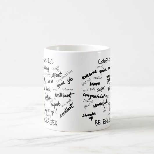 Être encouragé Mug (Centre)