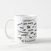 Être encouragé Mug (Gauche)