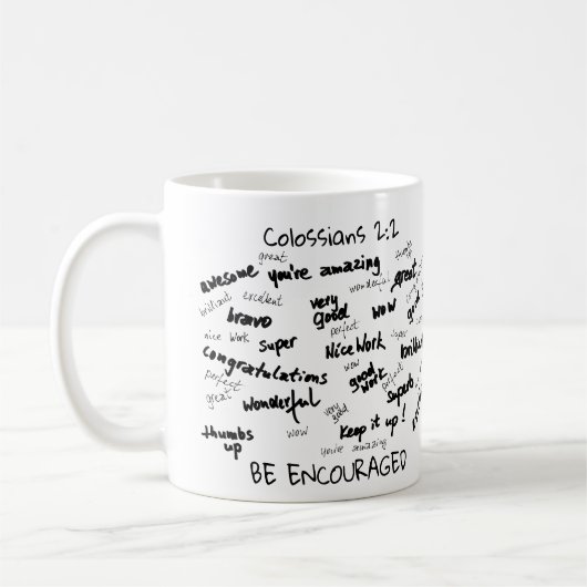 Être encouragé Mug (Gauche)