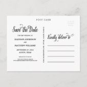 Être | Enregistrer la carte postale Date (Dos)