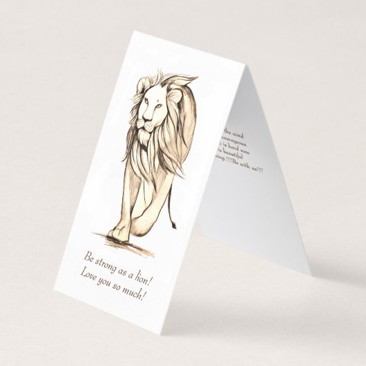 Être fort comme un lion (Front)