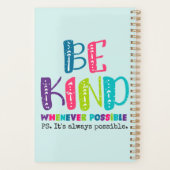 Être gentil chaque fois que possible (Dos)