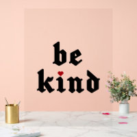 Être gentil - Message simple positif