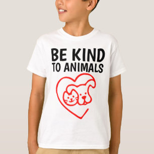 ÊTRE GENTIL POUR LES ANIMAUX T-shirts pour enfants