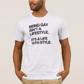 ÊTRE HOMOSEXUEL N'EST PAS UN T-shirt DE STYLE DE V (Devant)