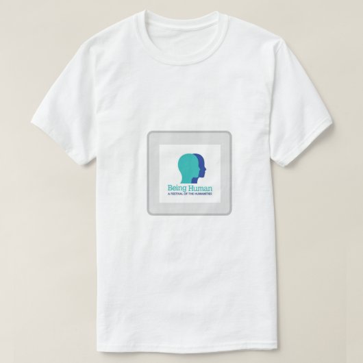 Être humain t-shirt imprimé blanc (Design devant)
