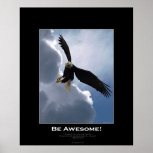 ÊTRE INCROYABLE Poster Motivationnel de l'aigle vo