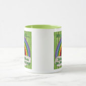 Être Irlandais sur St Patrick's Day Coffee Mug (Centre)