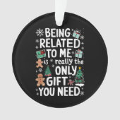 Etre Lié À Moi Noël Famille Noël Cadeau Noël (devant)