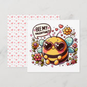 Être ma Saint-Valentin ? - Carte de Saint-Valentin (Devant / Derrière)