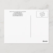 ÊTRE N'IMPORTE QUOI DE LA CARTE Postale DE BASE (Dos)