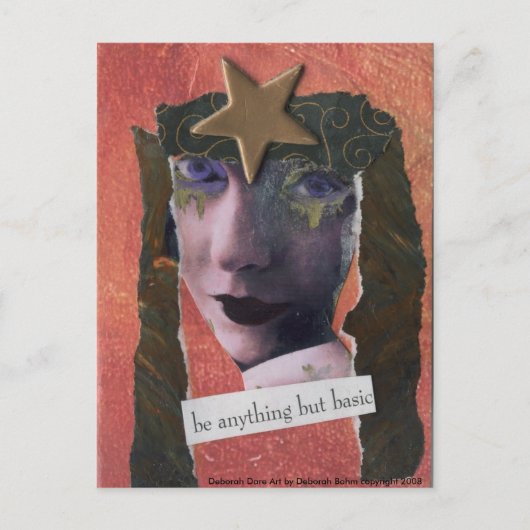 ÊTRE N'IMPORTE QUOI DE LA CARTE Postale DE BASE (Devant)