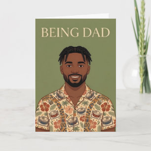 Être Papa Carte de la Fête des Pères