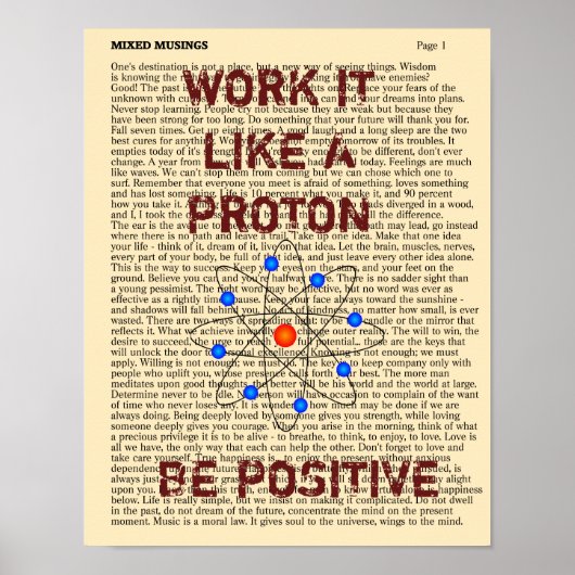 ÊTRE POSITIF — Impression artistique (Devant)