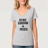 ÊTRE RANDOM est T-shirt POMME (Devant)