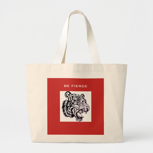 ÊTRE SAC FOURRE-TOUT TIGER FIERCE (Devant)