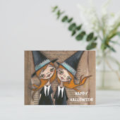Être soi-même - Carte postale Halloween (Debout devant)