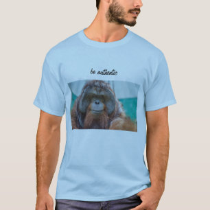 être un authentique T-shirt orangoutan