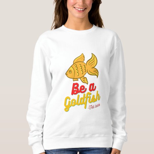 Être un poisson rouge Sweatshirt basique (Devant)