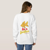 Être un poisson rouge Sweatshirt basique (Dos entier)
