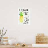 Être une affiche d'ananas (Cuisine)
