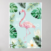 Être une affiche Flamant rose (Devant)