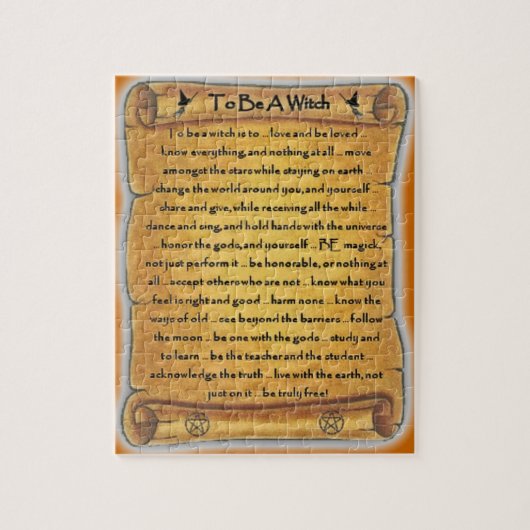 Être Une Sorcière Pagan Puzzle (Vertical)
