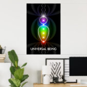 Être universel - grand poster (Bureau à domicile)