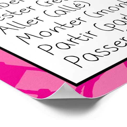 Être Verbs Poster (Hoek)