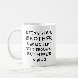 Être votre frère drôle Mug Noël 11oz Cerami