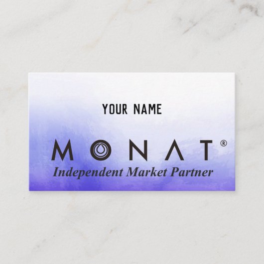 être votre propre patron carte de visite MONAT (Devant)