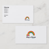 Étreignez un carte de visite d'infirmière (Devant / Derrière)