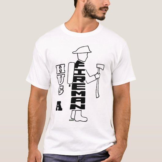ÉTREIGNEZ UN T-SHIRT DE POMPIER (Devant)