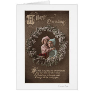 Étreindre heureux d'enfants de ChristmasLittle