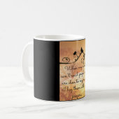 Étreinte avec ma tasse de prières (Devant gauche)