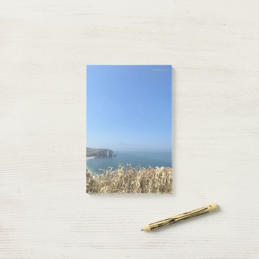 Étretat Cliffs, Frankrijk Post-it® Notes (Op bureau)