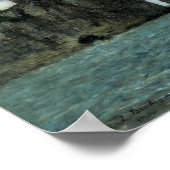 Etretat, de Porte d'Aval Poster (Hoek)