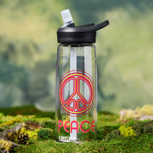 etro psychedelisch vredesteken lineaire grafiek waterfles