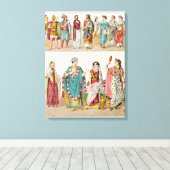 Etruscan Dress Canvas Afdruk (Insitu (Houten vloer))