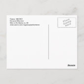 Etruscan Musician Briefkaart (Achterkant)