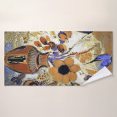 Etruscan vase with Flowers, Redon (Serviette de bain)