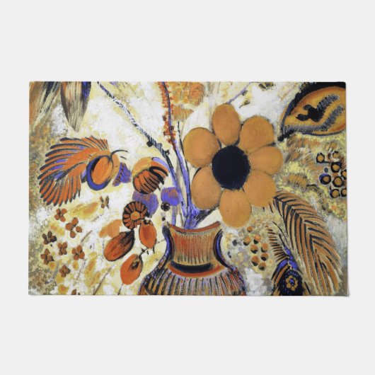 Etruscan Vase with Flowers, Redon Deurmat (Voorkant)