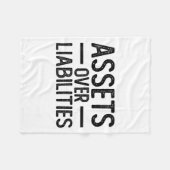 Ets Over Liabilities _ Funny Accountant _ Motivati Fleece Deken (Voorkant (Horizontaal))