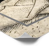  etsen van heksen poster (Hoek)