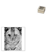 Etste hart uilen 	rubberstempel (Gestempeld)