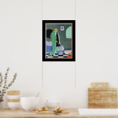 Ettore Tito Pochoir Art Déco (Cuisine)