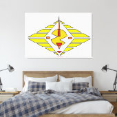 Etude12. Gateway. Canvas Afdruk (Insitu (Slaapkamer))