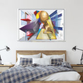 Etude №23 Kruising van Ruimtes  Canvas Afdruk (Insitu (Slaapkamer))