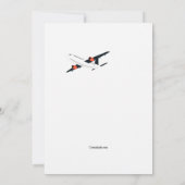 Étude à l'étranger Farewell Party Invitation (Dos)